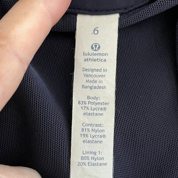Lululemon Kicking Asphalt Sleeveless Lightweight Vest in Midnight Navy Sz 6 - Picture 12 of 16